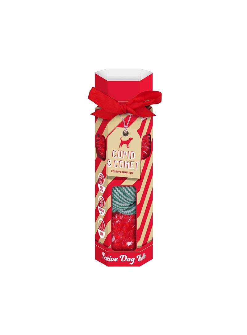 ROSEWOOD CHRISTMAS DOG BALL GIFT SET - Pack - XMAS-001-53 ROSEWOOD CHRISTMAS DOG BALL GIFT SET - Pack - XMAS-001-53