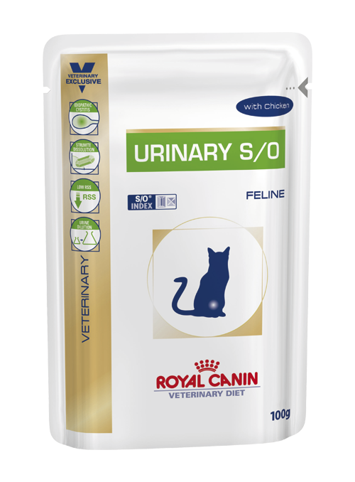 Royal Canin Urinary S/O With Chicken Cat | Saqueta-RCURISO100