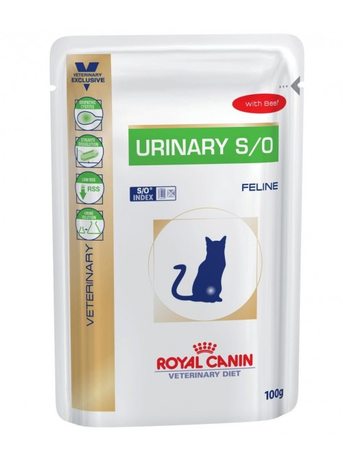 Royal Canin Urinary S/O With Beef Cat | Saqueta-RCURISOB0