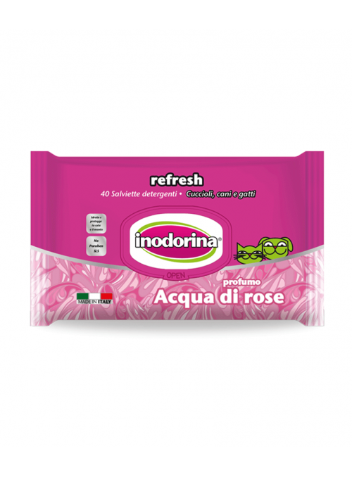 Inodorina Toalhetes Água de Rosas-PET100104