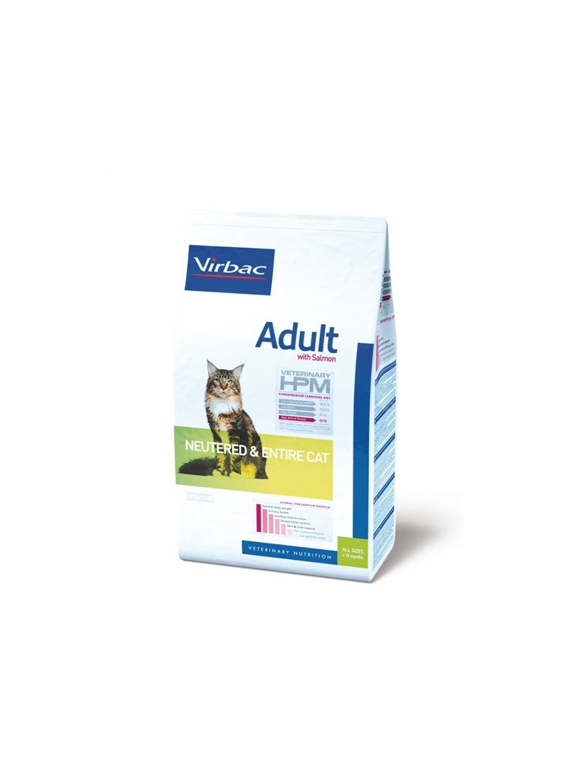 VIRBAC CAT ADULT NEUTERED & ENTIRE SALMON - 1,5kg - RACCNES15